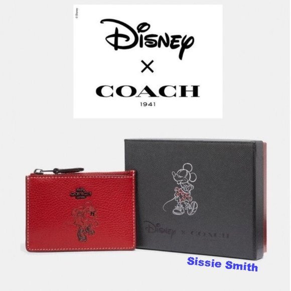 Coach Handbags - Coach Disney Minnie Mouse Mini Skinny ID Case
